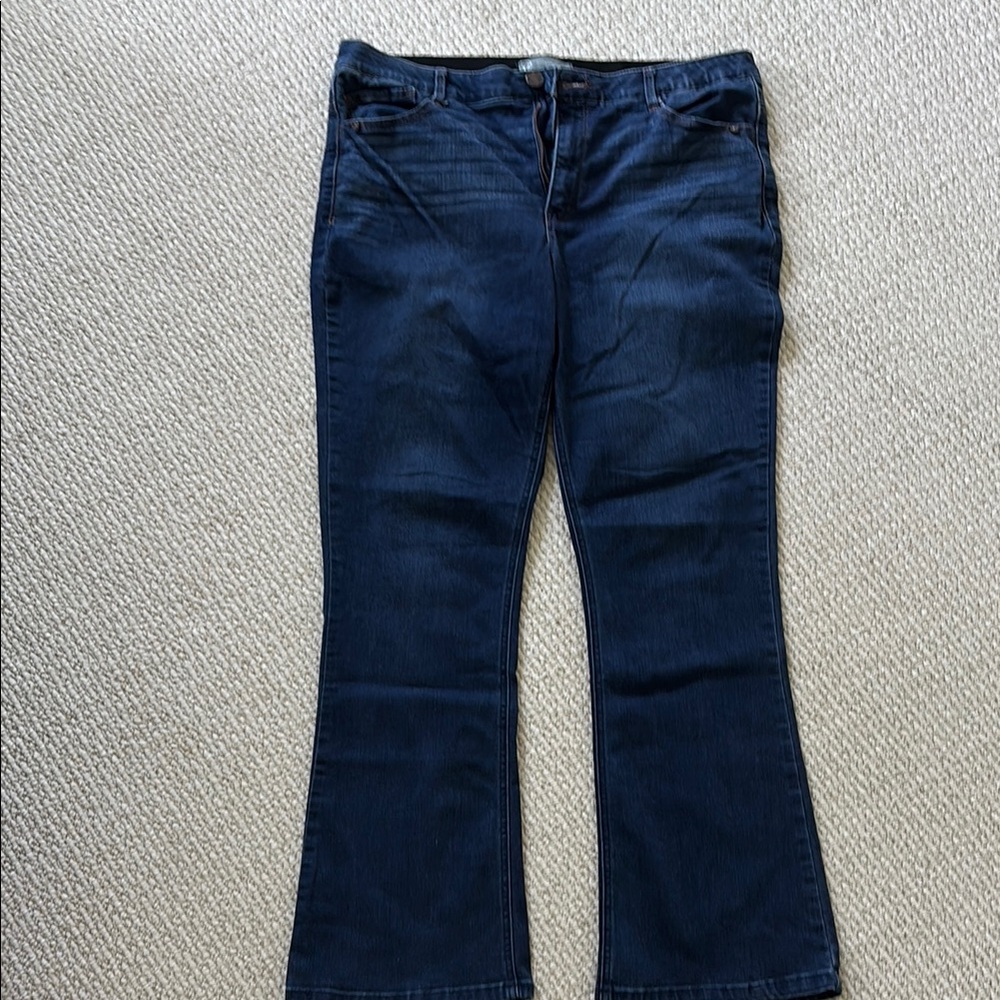 Wit & Wisdom Blue Boot Cut Jeans Flattering Fit